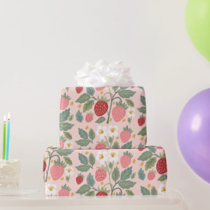 Strawberry Pink  Wrapping Paper