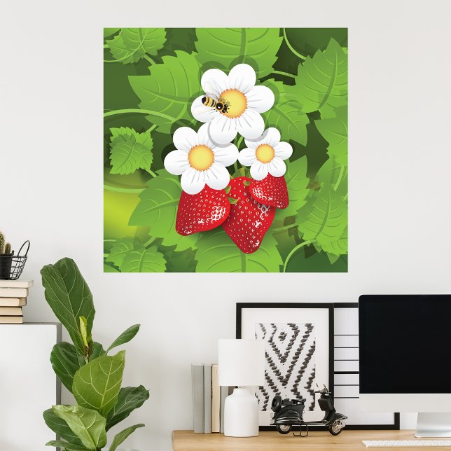 Strawberry Plant Poster (Creator Uploaded)