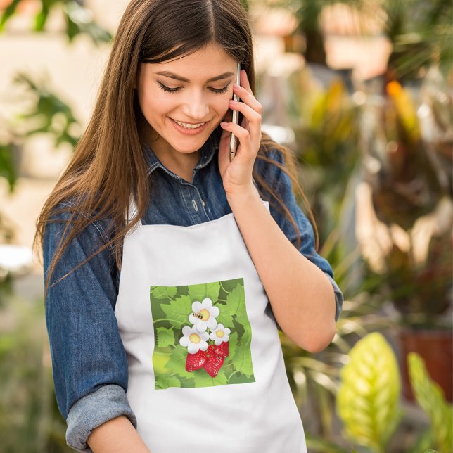 Strawberry Plant Standard Apron (Creator Uploaded)