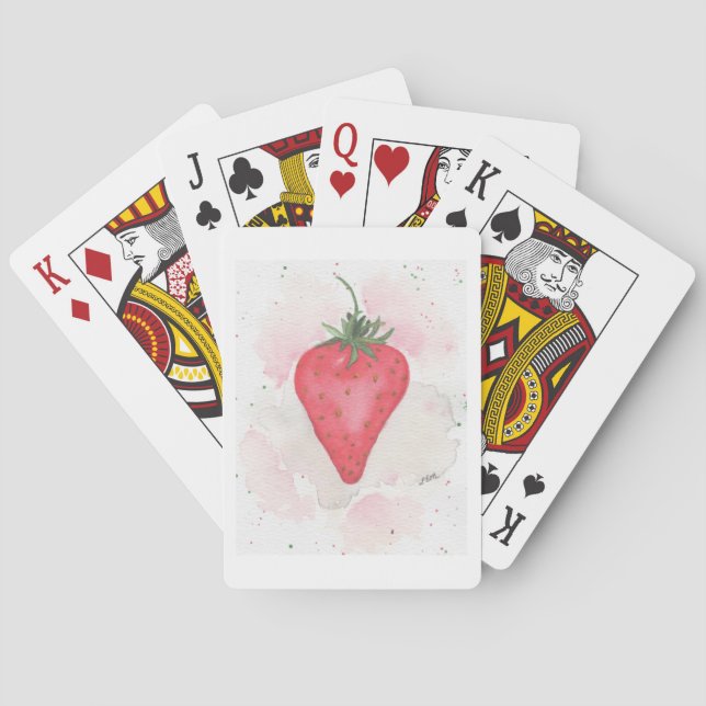 Strawberry Playing Cards (Back)