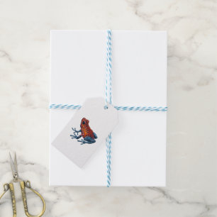 Strawberry Poison dart frog Gift Tags