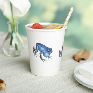 Strawberry Poison dart frog Paper Cups