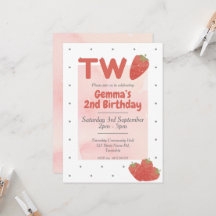 Strawberry Polka Dot TWO  2