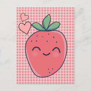 Strawberry Postcard