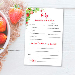 Strawberry Predictions and Advice Flyer