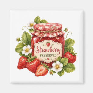 Strawberry Preserves Magnet