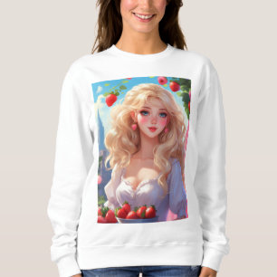 Strawberry princess  sweatshirt