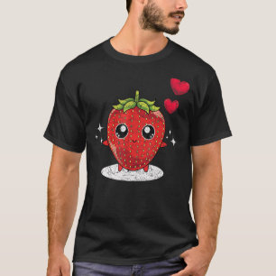 Strawberry Red Berry Summer Fruit Cute Strawberry T-Shirt