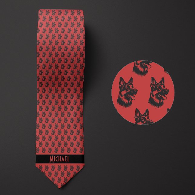 Strawberry Red German Shepherd Tie (Creator Uploaded)