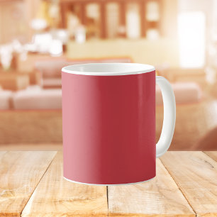 Strawberry Red Solid Colour Coffee Mug