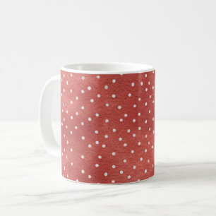 Strawberry Red White Dots Coffee Mug