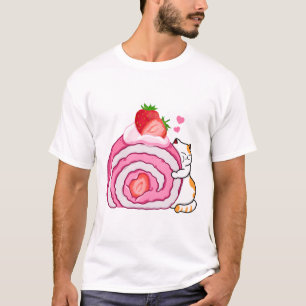 Strawberry Roll Cake T-Shirt