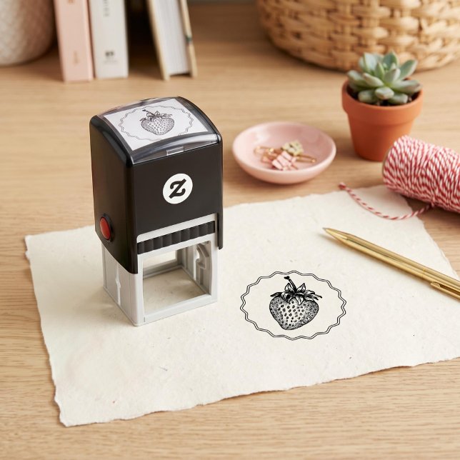 Strawberry Self-inking Stamp (Creator Uploaded)