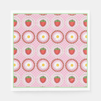 Strawberry Serenade Napkin