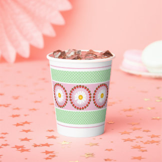 Strawberry Serenade Paper Cups
