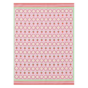 Strawberry Serenade Pink Tablecloth