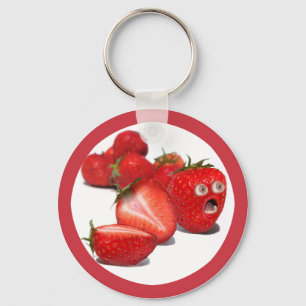 Strawberry Shock Key Ring
