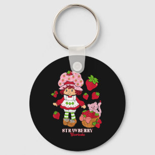 Strawberry Shortcake &amp; Kitty Custard Vintage  Key Ring