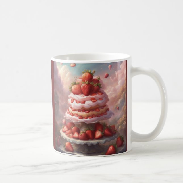Strawberry Shortcake Coffee and Desssert Mug (Right)
