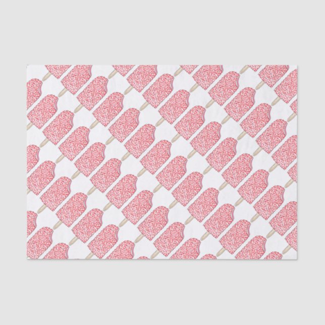 Strawberry Shortcake Eclair Popsicle Tissue Paper (Front)