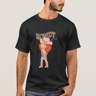 Strawberry Shortcake Howdy Cowboy Western Style T-Shirt