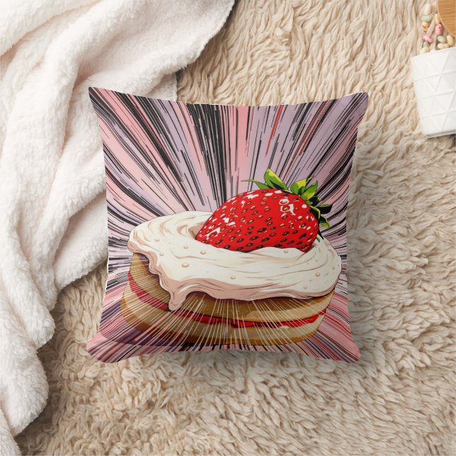 Strawberry Shortcake Nostalgia Cushion (Blanket)