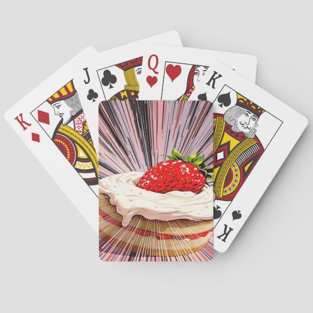 Strawberry Shortcake Nostalgia Playing Cards (Back)