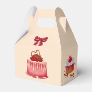 Strawberry shortcake packaging. favour box