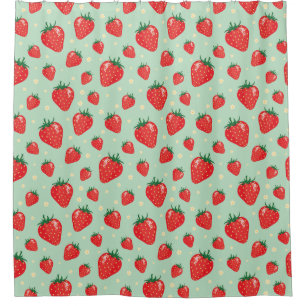 Strawberry Shower Curtain