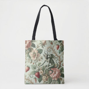 Strawberry Sins – Gothic Baroque  Tote Bag