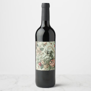 Strawberry Sins – Gothic Baroque Wine Label