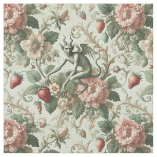 Strawberry Sins – Gothic Classic Tile Fabric
