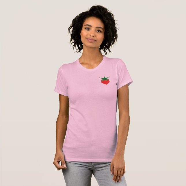 Strawberry Slim Fit Women's T-Shirt (Front Full)
