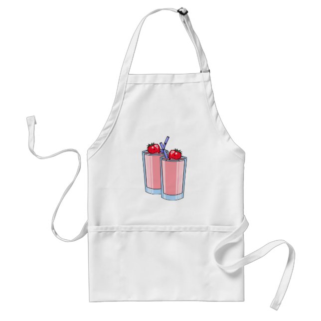 strawberry smoothie standard apron (Front)
