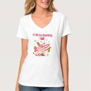 Strawberry Smoothie Vibes T-Shirt