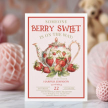 Strawberry Someone Berry Sweet Baby Shower 