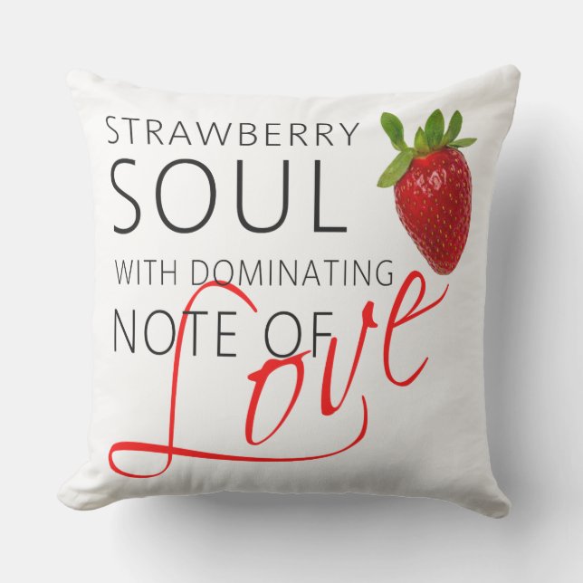 Strawberry Soul Cushion (Front)