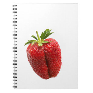 Strawberry Spiral Notebook