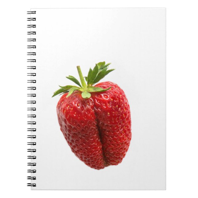 Strawberry Spiral Notebook (Front)