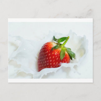 Strawberry Splash Postcard