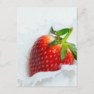 Strawberry Splash Postcard