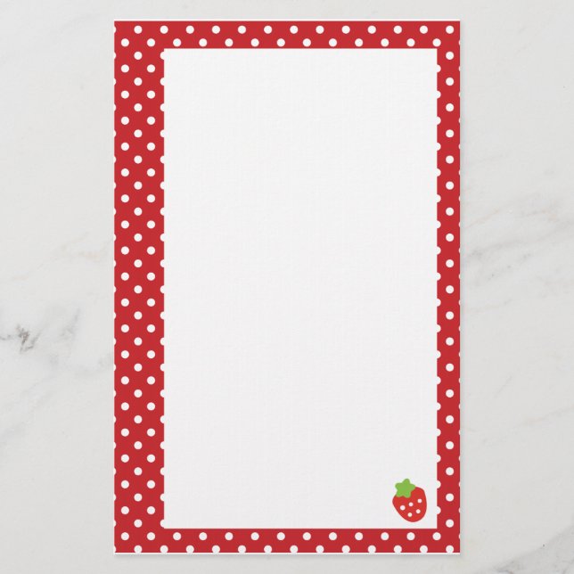 Strawberry Stationery (Front)