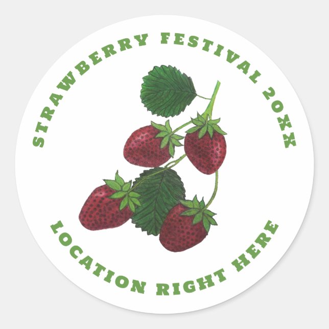Strawberry Stickers  (Front)