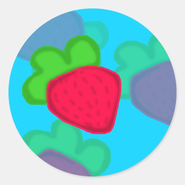 strawberry stickers (Front)