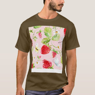 Strawberry Strawberries Farmcore Farmhouse Style P T-Shirt