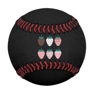 Strawberry Strawberries Fruit Lover Farmers Garden Baseball