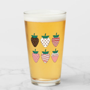 Strawberry Strawberries Fruit Lover Farmers Garden Glass