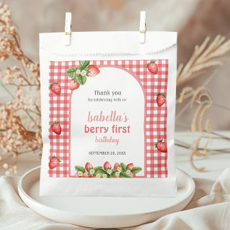 Strawberry Strawberries Party Favour Bags