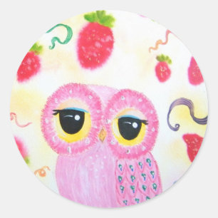 Strawberry Strawberry Classic Round Sticker