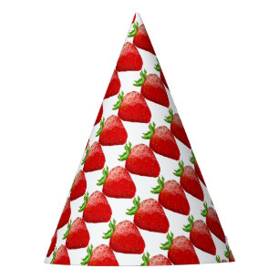 Strawberry Summer Delight Party Hat